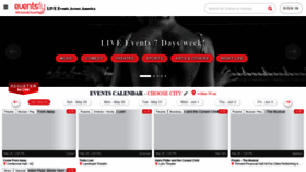 What Eventsfy.com website looked like in 2022 (3 years ago)