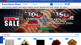 What Eventdecordirect.com website looked like in 2022 (1 year ago)