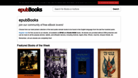 What Epubbooks.com website looked like in 2022 (1 year ago)