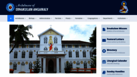 What Ernakulamarchdiocese.org website looked like in 2022 (1 year ago)