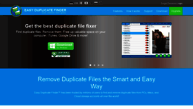 What Easyduplicatefinder.com website looked like in 2022 (1 year ago)
