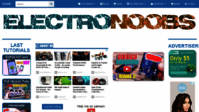 What Electronoobs.com website looked like in 2022 (1 year ago)