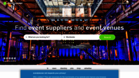 What Eventplanner.net website looked like in 2022 (1 year ago)