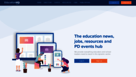 What Educationhq.com website looked like in 2022 (1 year ago)