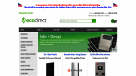 What Ecodirect.com website looked like in 2022 (1 year ago)