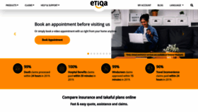What Etiqa.com.my website looked like in 2022 (1 year ago)