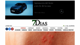 What Extremadura7dias.com website looked like in 2022 (1 year ago)