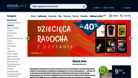 What Ebookpoint.pl website looked like in 2022 (3 years ago)