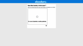What Ebookers.fr website looked like in 2022 (1 year ago)