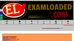 What Examloaded.net website looked like in 2022 (1 year ago)