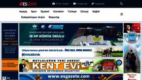 What Esgazete.com website looked like in 2022 (1 year ago)