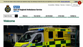 What Eastamb.nhs.uk website looked like in 2022 (1 year ago)