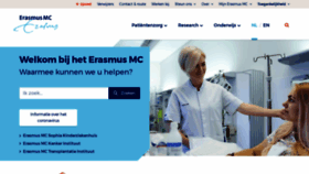 What Erasmusmc.nl website looked like in 2022 (1 year ago)