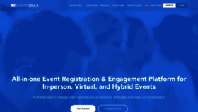 What Eventzilla.net website looked like in 2022 (1 year ago)