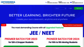 What Etoosindia.com website looked like in 2022 (1 year ago)