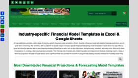 What Efinancialmodels.com website looked like in 2022 (1 year ago)