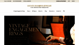 What Estatediamondjewelry.com website looked like in 2022 (1 year ago)