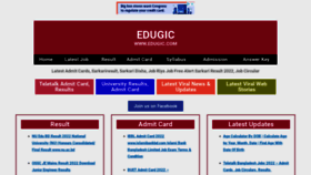 What Edugic.com website looked like in 2022 (1 year ago)