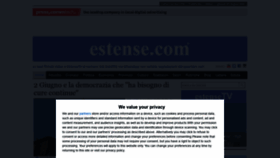 What Estense.com website looked like in 2022 (1 year ago)
