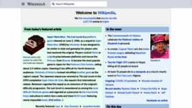 What En.m.wikipedia.org website looked like in 2022 (1 year ago)