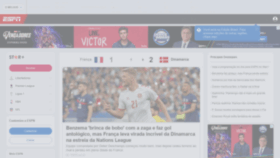 What Espn.com.br website looked like in 2022 (1 year ago)
