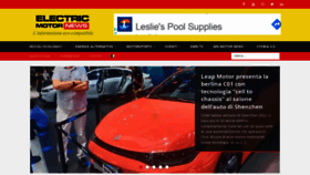 What Electricmotornews.com website looked like in 2022 (1 year ago)