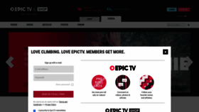 What Epictv.com website looked like in 2022 (1 year ago)