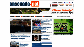 What Ensenada.net website looked like in 2022 (1 year ago)