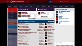 What Edebiyatdefteri.com website looked like in 2022 (1 year ago)