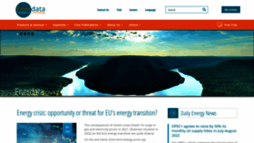 What Enerdata.net website looked like in 2022 (1 year ago)