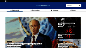 What Estudosnacionais.com website looked like in 2022 (2 years ago)