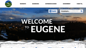What Eugene-or.gov website looked like in 2022 (1 year ago)