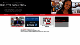 What Employeeconnection.net website looked like in 2022 (1 year ago)