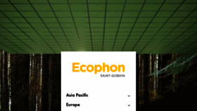 What Ecophon.com website looked like in 2022 (1 year ago)