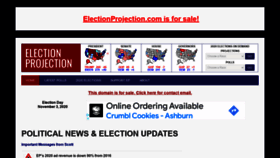 What Electionprojection.com website looked like in 2022 (1 year ago)