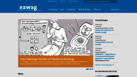 What Eawag.ch website looked like in 2022 (1 year ago)