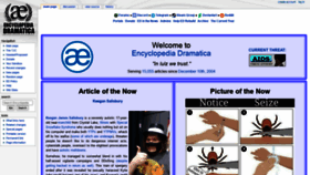 What Encyclopediadramatica.online website looked like in 2022 (1 year ago)