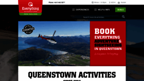 What Everythingqueenstown.co.nz website looked like in 2022 (1 year ago)