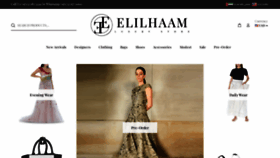 What Elilhaam.com website looked like in 2022 (1 year ago)
