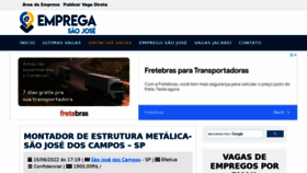What Empregasaojose.com.br website looked like in 2022 (2 years ago)