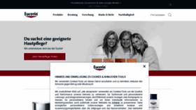 What Eucerin.de website looked like in 2022 (3 years ago)