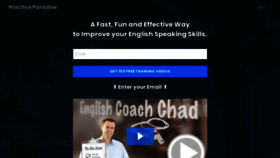 What Englishcoachchad.com website looked like in 2022 (1 year ago)
