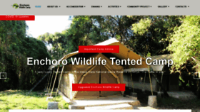 What Enchorowildlifecamp.com website looked like in 2022 (1 year ago)