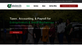What Enesicpa.com website looked like in 2022 (3 years ago)
