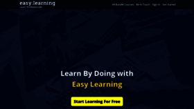 What Easylearningbd.com website looked like in 2022 (1 year ago)