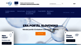 What Eraportal.sk website looked like in 2022 (1 year ago)