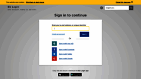 What Eismea.eu website looked like in 2022 (1 year ago)