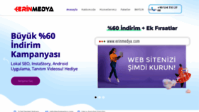 What Erinmedya.com website looked like in 2022 (1 year ago)
