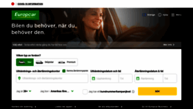 What Europcar.se website looked like in 2022 (4 years ago)