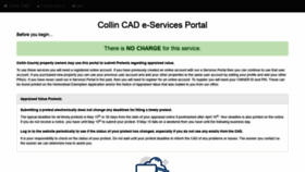 What Efile.collincad.org website looked like in 2022 (1 year ago)